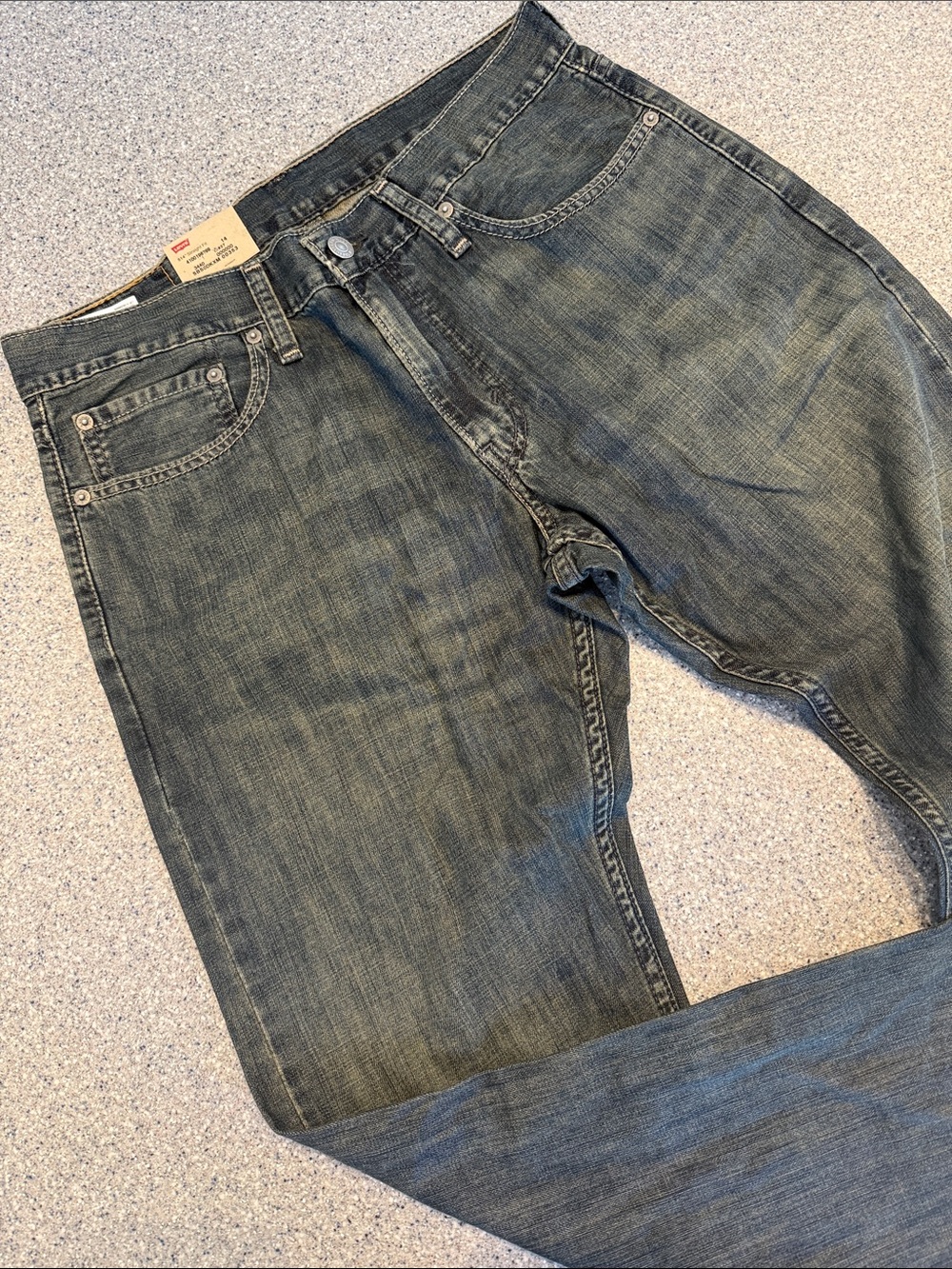 Men's Classic Faded Blue Jeans
